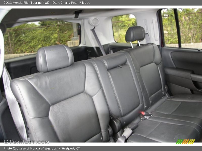 Dark Cherry Pearl / Black 2011 Honda Pilot Touring 4WD