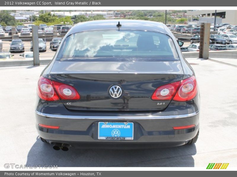 Island Gray Metallic / Black 2012 Volkswagen CC Sport