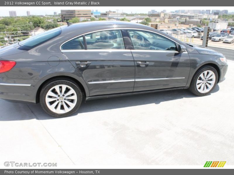 Island Gray Metallic / Black 2012 Volkswagen CC Sport