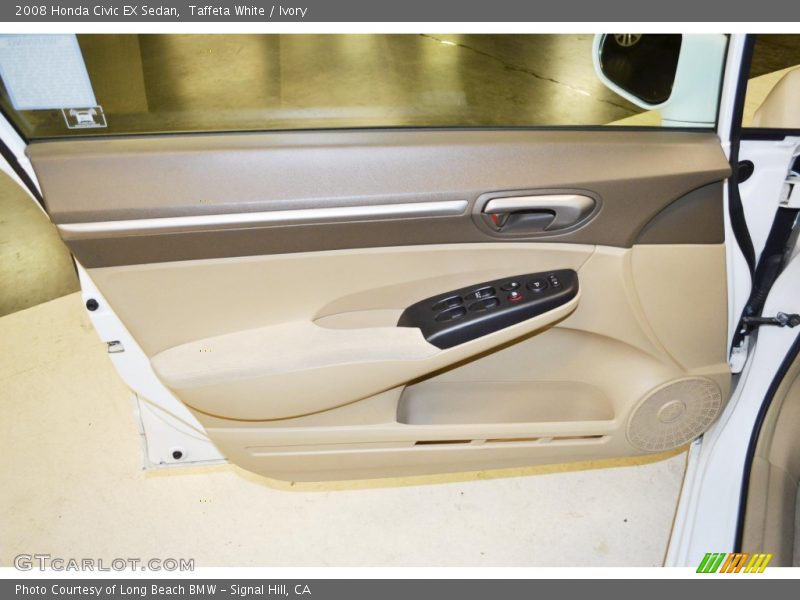 Taffeta White / Ivory 2008 Honda Civic EX Sedan