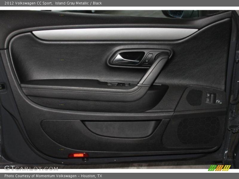 Island Gray Metallic / Black 2012 Volkswagen CC Sport