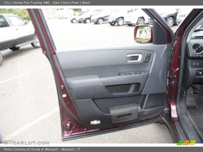 Dark Cherry Pearl / Black 2011 Honda Pilot Touring 4WD