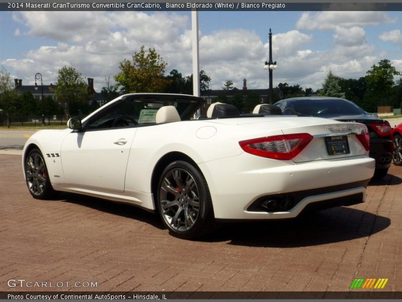 Bianco Eldorado (White) / Bianco Pregiato 2014 Maserati GranTurismo Convertible GranCabrio