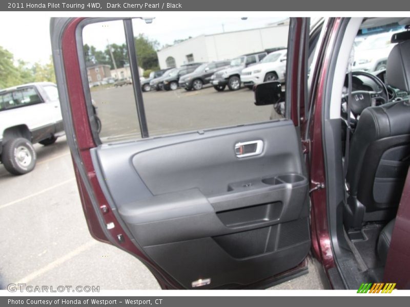 Dark Cherry Pearl / Black 2011 Honda Pilot Touring 4WD