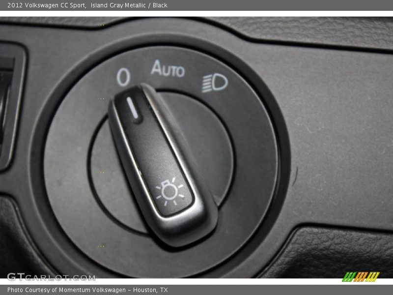 Island Gray Metallic / Black 2012 Volkswagen CC Sport