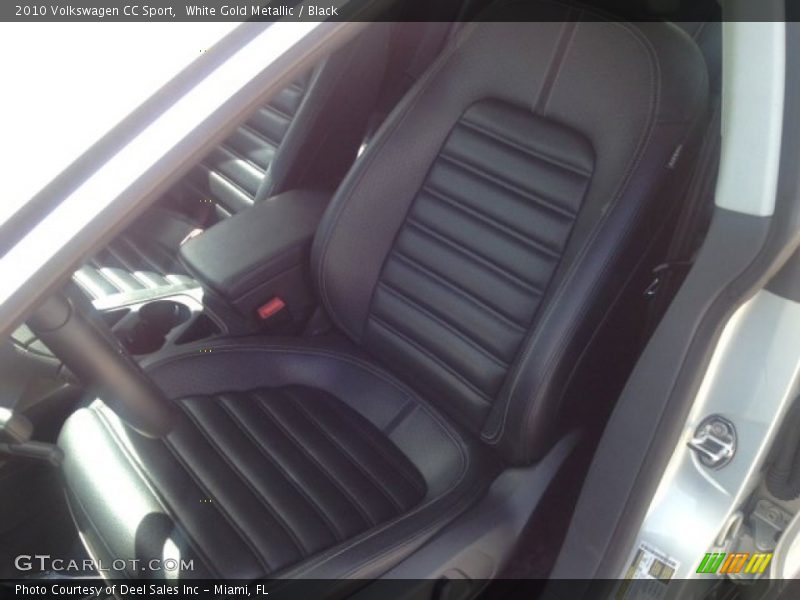 White Gold Metallic / Black 2010 Volkswagen CC Sport