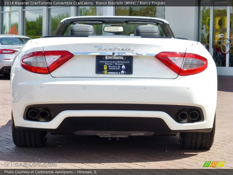 Bianco Eldorado (White) / Bianco Pregiato 2014 Maserati GranTurismo Convertible GranCabrio