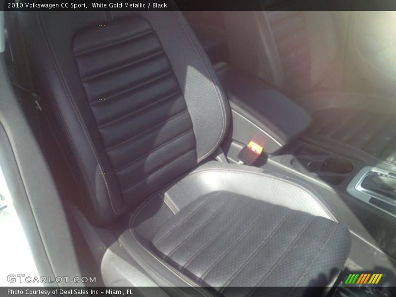 White Gold Metallic / Black 2010 Volkswagen CC Sport