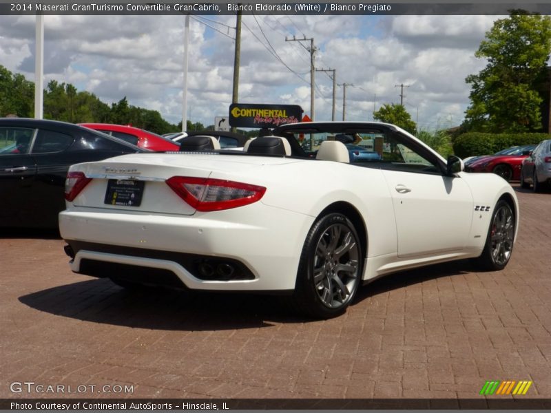 Bianco Eldorado (White) / Bianco Pregiato 2014 Maserati GranTurismo Convertible GranCabrio