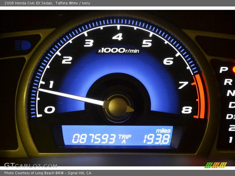 Taffeta White / Ivory 2008 Honda Civic EX Sedan
