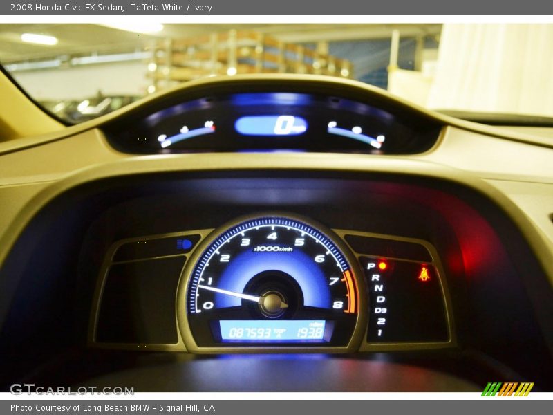 Taffeta White / Ivory 2008 Honda Civic EX Sedan