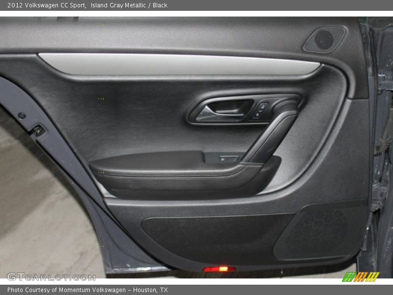 Island Gray Metallic / Black 2012 Volkswagen CC Sport