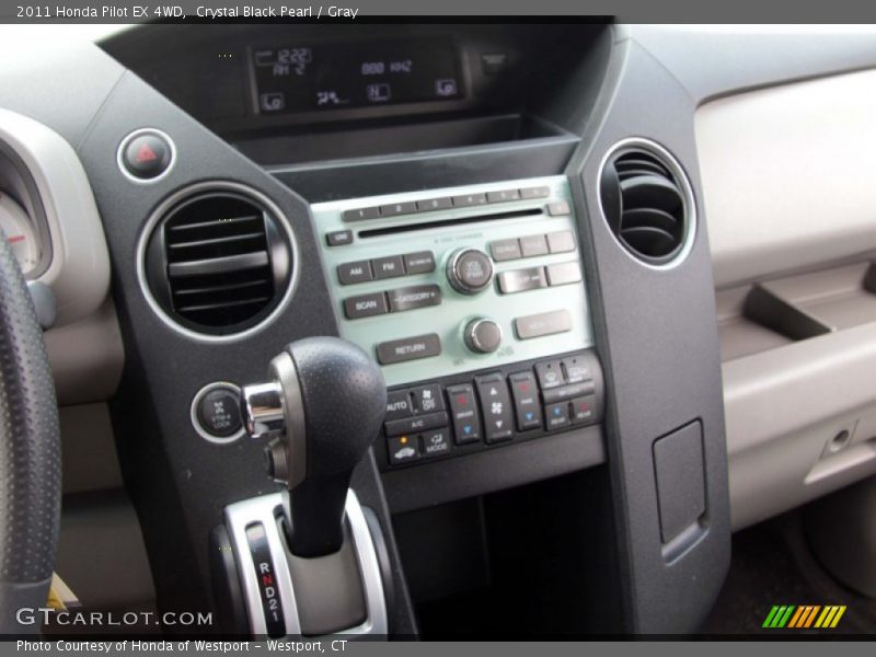 Crystal Black Pearl / Gray 2011 Honda Pilot EX 4WD