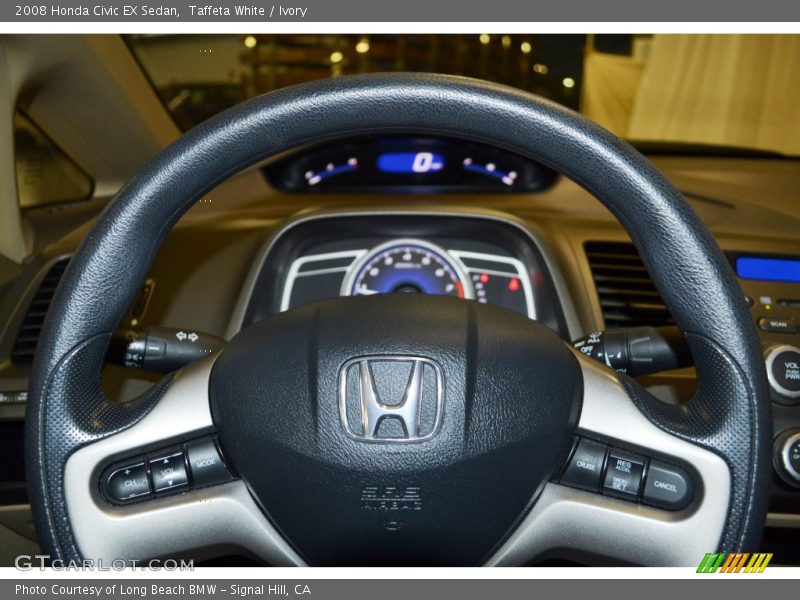 Taffeta White / Ivory 2008 Honda Civic EX Sedan