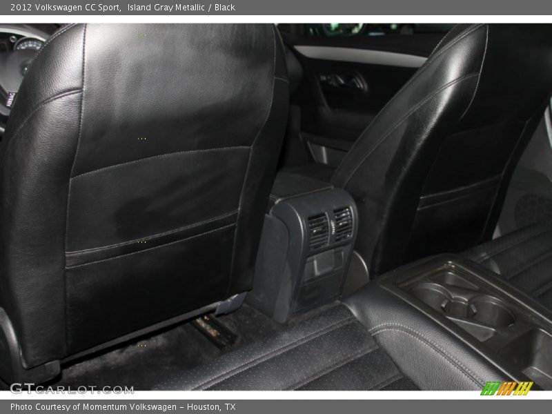 Island Gray Metallic / Black 2012 Volkswagen CC Sport