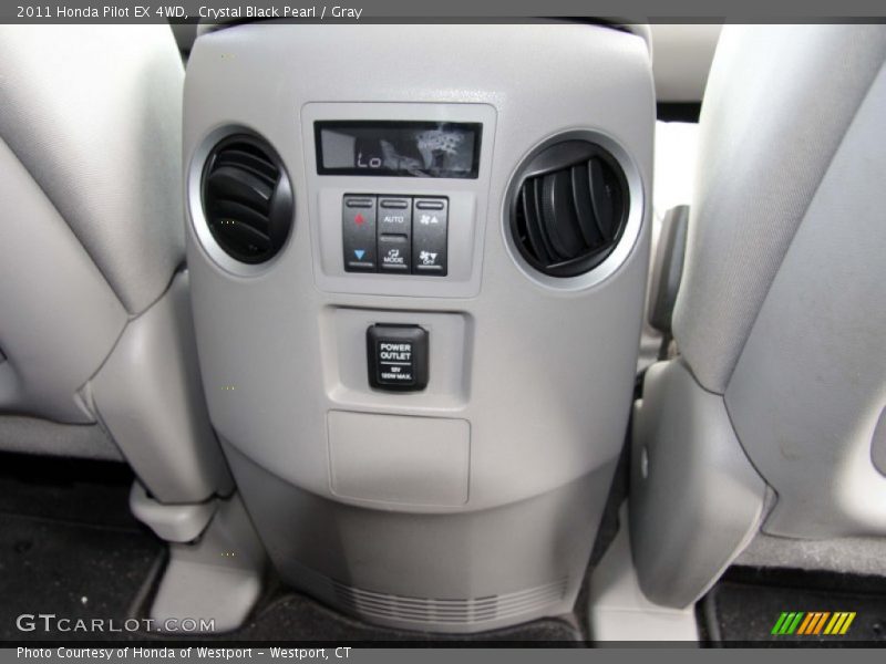 Crystal Black Pearl / Gray 2011 Honda Pilot EX 4WD
