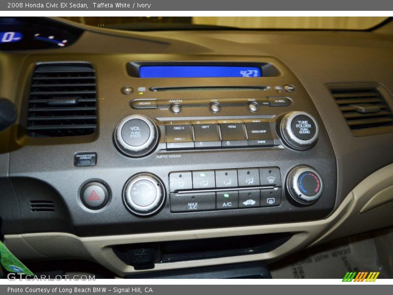 Taffeta White / Ivory 2008 Honda Civic EX Sedan