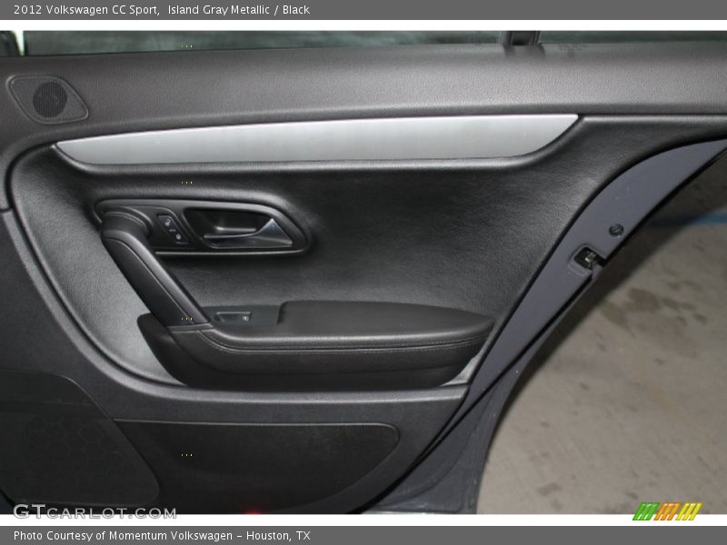Island Gray Metallic / Black 2012 Volkswagen CC Sport