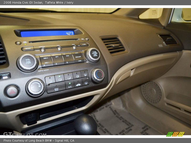 Taffeta White / Ivory 2008 Honda Civic EX Sedan