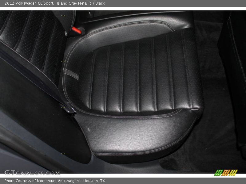 Island Gray Metallic / Black 2012 Volkswagen CC Sport
