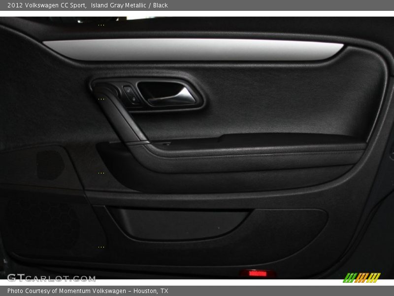 Island Gray Metallic / Black 2012 Volkswagen CC Sport