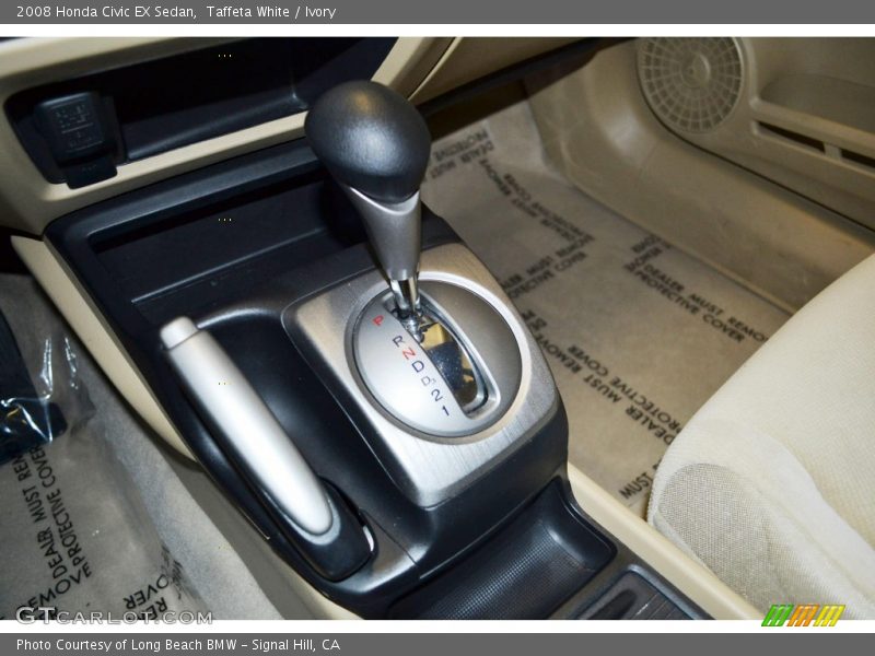 Taffeta White / Ivory 2008 Honda Civic EX Sedan