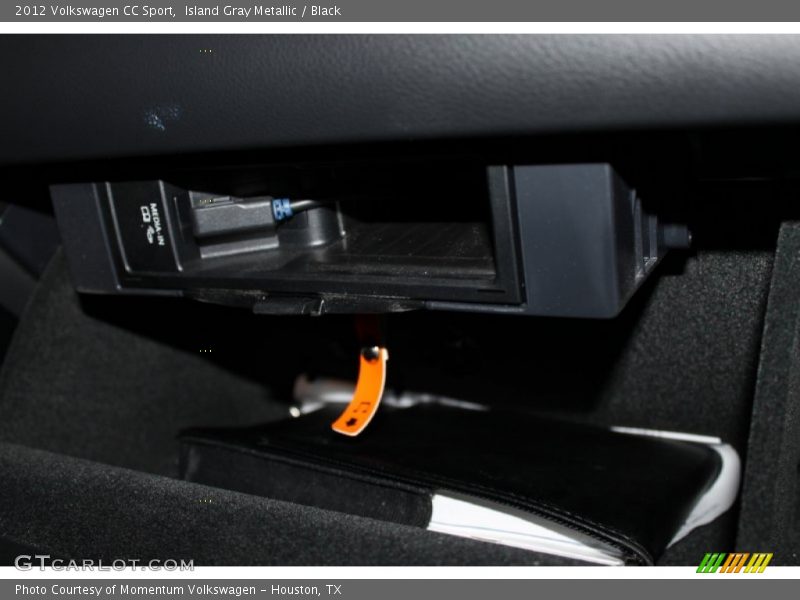 Island Gray Metallic / Black 2012 Volkswagen CC Sport