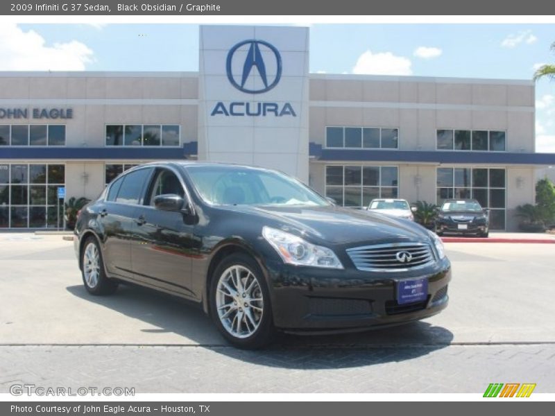 Black Obsidian / Graphite 2009 Infiniti G 37 Sedan