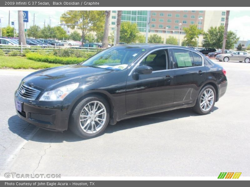 Black Obsidian / Graphite 2009 Infiniti G 37 Sedan
