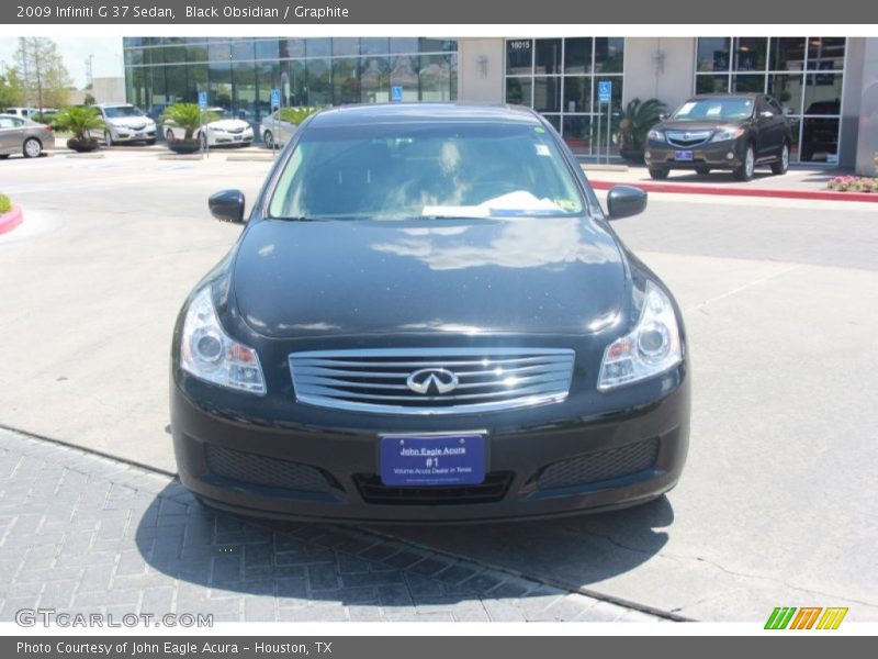 Black Obsidian / Graphite 2009 Infiniti G 37 Sedan