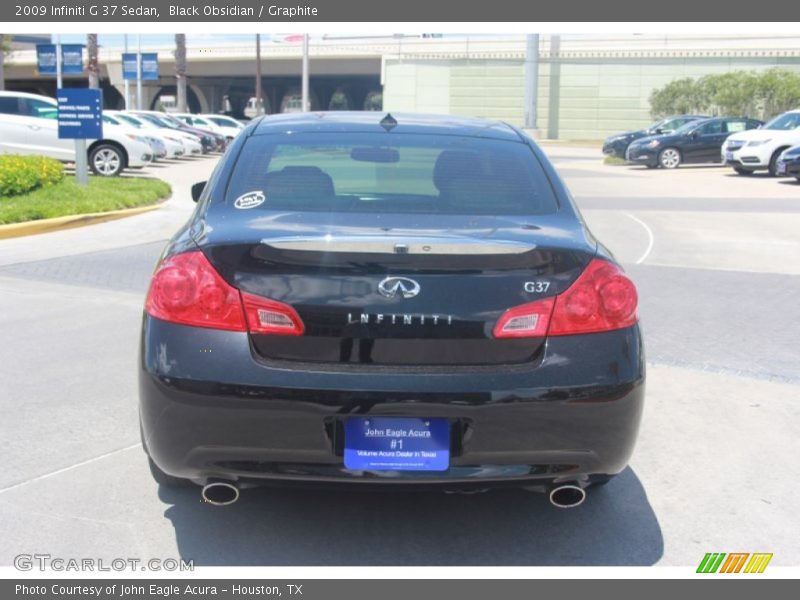 Black Obsidian / Graphite 2009 Infiniti G 37 Sedan