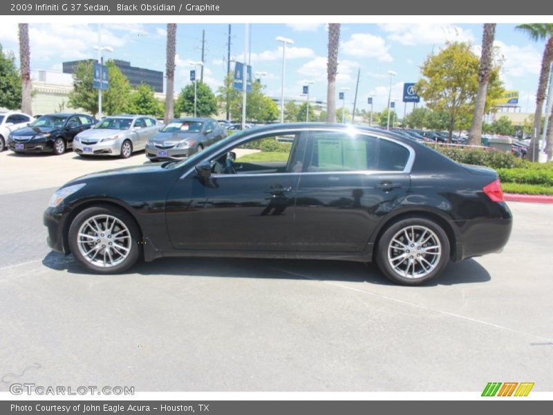 Black Obsidian / Graphite 2009 Infiniti G 37 Sedan