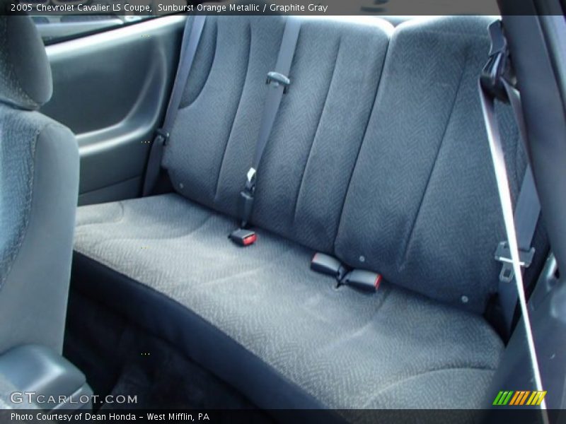 Sunburst Orange Metallic / Graphite Gray 2005 Chevrolet Cavalier LS Coupe