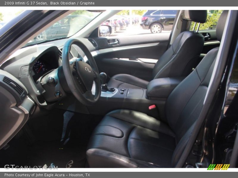 Black Obsidian / Graphite 2009 Infiniti G 37 Sedan