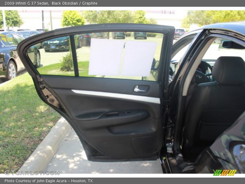 Black Obsidian / Graphite 2009 Infiniti G 37 Sedan