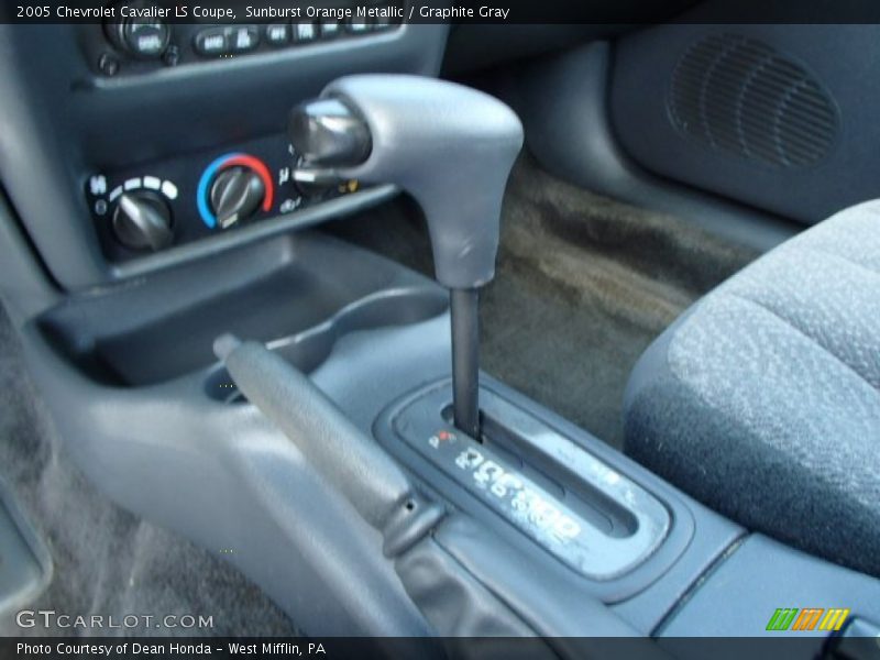 Sunburst Orange Metallic / Graphite Gray 2005 Chevrolet Cavalier LS Coupe