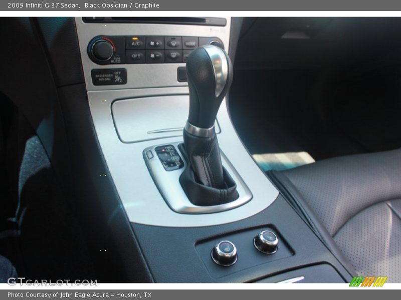 Black Obsidian / Graphite 2009 Infiniti G 37 Sedan