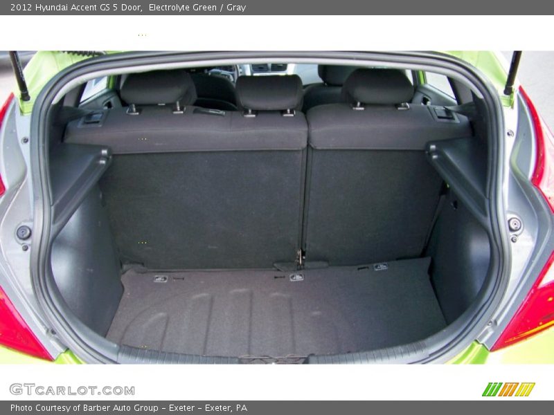 Electrolyte Green / Gray 2012 Hyundai Accent GS 5 Door