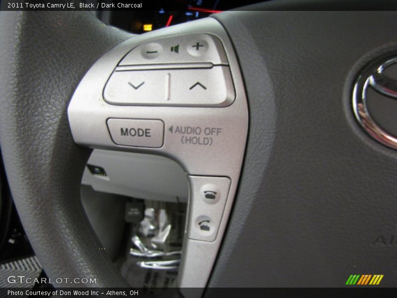 Black / Dark Charcoal 2011 Toyota Camry LE