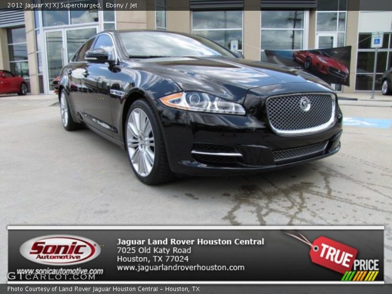 Ebony / Jet 2012 Jaguar XJ XJ Supercharged