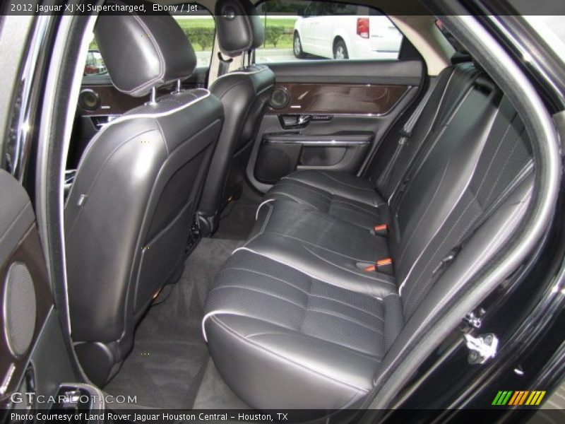 Rear Seat of 2012 XJ XJ Supercharged