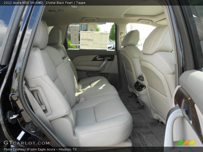 Crystal Black Pearl / Taupe 2012 Acura MDX SH-AWD