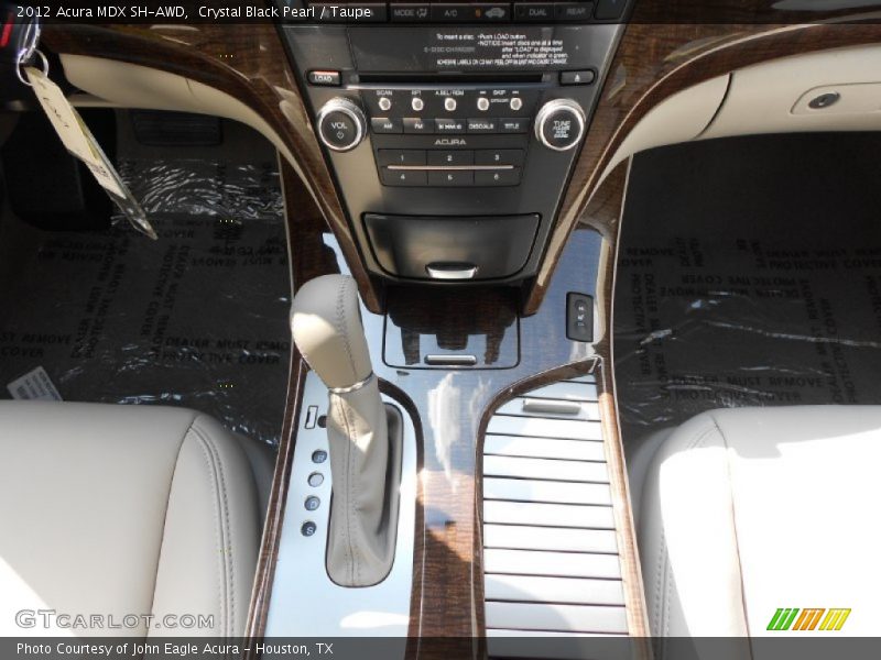 Crystal Black Pearl / Taupe 2012 Acura MDX SH-AWD