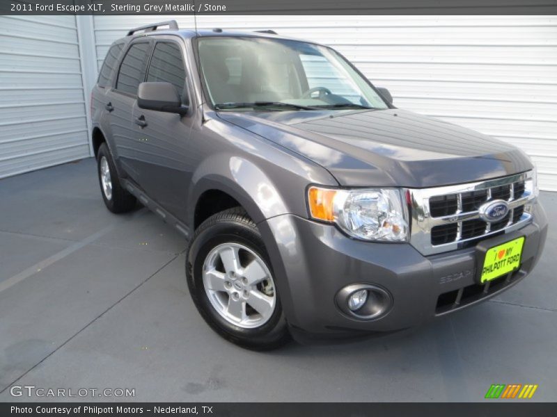 Sterling Grey Metallic / Stone 2011 Ford Escape XLT