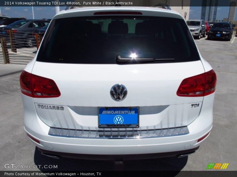 Pure White / Black Anthracite 2014 Volkswagen Touareg TDI Lux 4Motion