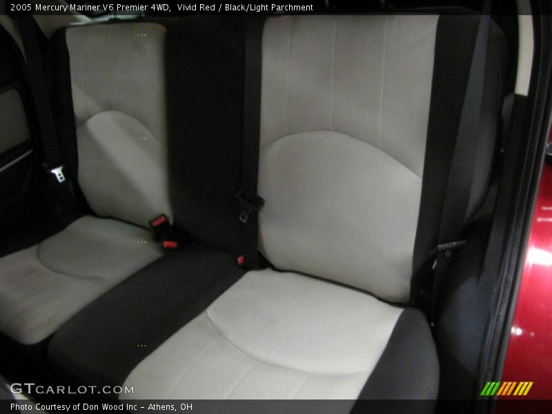 Vivid Red / Black/Light Parchment 2005 Mercury Mariner V6 Premier 4WD