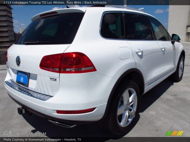 Pure White / Black Anthracite 2014 Volkswagen Touareg TDI Lux 4Motion