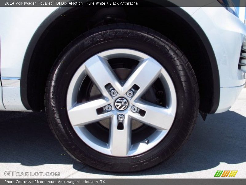 Pure White / Black Anthracite 2014 Volkswagen Touareg TDI Lux 4Motion