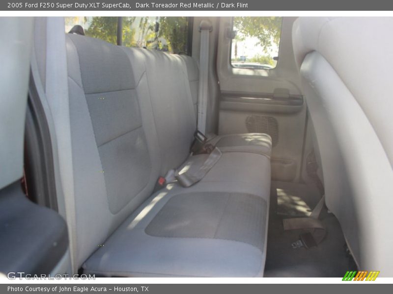 Dark Toreador Red Metallic / Dark Flint 2005 Ford F250 Super Duty XLT SuperCab