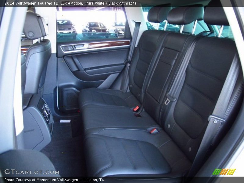 Rear Seat of 2014 Touareg TDI Lux 4Motion